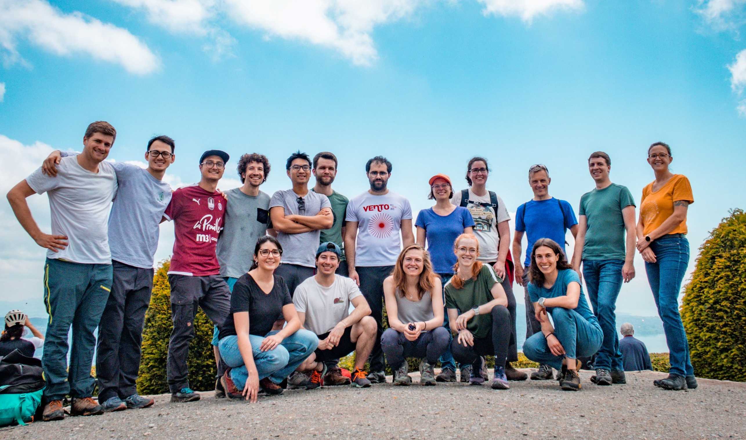 Group photo taken on the Uetliberg